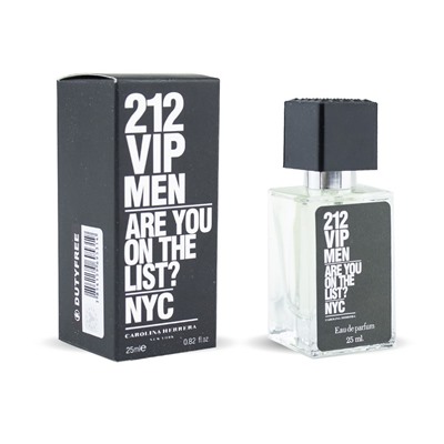 Мини-тестер Carolina Herrera 212 VIP Men, Edp, 25 ml (Стекло)