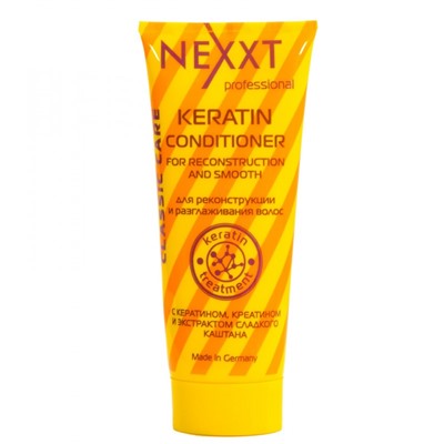 Nexxt Keratin-Conditioner for Reconstruction and Smooth / Кератин-кондиционер для реконструкции и разглаживания волос, 200 мл