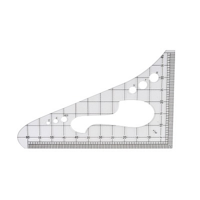 Лекало портновское угол D5132 (0334-5300) 16х10,5 см