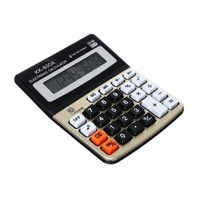 Калькулятор настольный, 8 - разрядный, KK - 800A, двойное питание