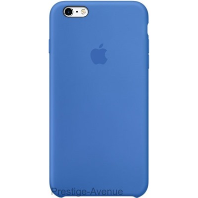 Силиконовый чехол для iPhone 6/6s -Cиний (Bright Blue)