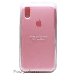 Силиконовый чехол для iPhone XS Max розовый