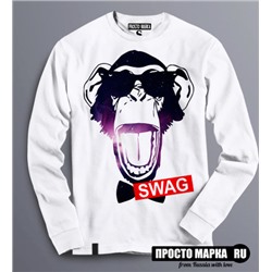 Толстовка (свитшот) Обезьяна Swag