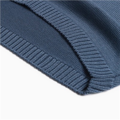 Костюм вязаный детский (Свитер и брюки) MINAKU, цвет синий, рост 134 см