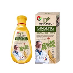 DR.DAVEY   Шампунь GINSENG Anti-Hair Loss Против перхоти и выпадения волос ЖЕНЬШЕНЬ  450мл  (DV-6488)