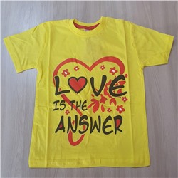 Футболка детская "Love is the answer"