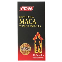 Catalo Naturals, Men's Extra Maca Vitality Formula, 30 капсул