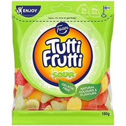 Мармеладные конфеты Fazer Tutti Frutti Sour 180 гр