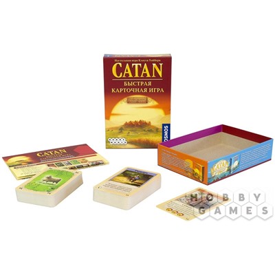 Игра HOBBYWORLD "Catan" быстрая карточная игра (915427) возраст 8+