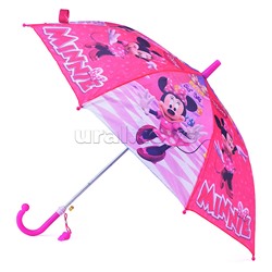 Зонт детский "Минни маус" r-45см, ткань, полуавтомат