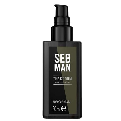 Sebastian seb man groom oil масло для ухода за волосами и бородой 30 мл