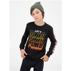 20110170087, Джемпер (пуловер) для мальчиков Ulan черный