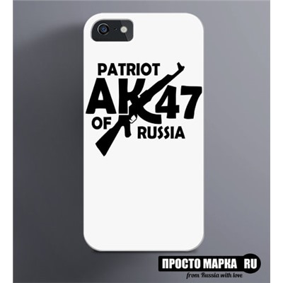 Чехол на iPhone АК47 патриот