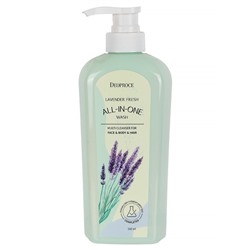 Гель для душа Deoproce Lavender Fresh All-In-One, 510 мл