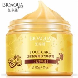 BIOAQUA  Пилинг - скраб для Ног FOOT CARE с Маслом ШИ  180г  (BQY-7151)