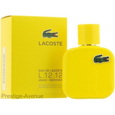 Lacoste - Туалетная вода Eau De Lacoste L.12.12. Jaune Optimistic 100 ml.