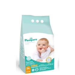 Порошок для стирки детского белья pampers 2,4 кг Заботливая мама в кор.5шт