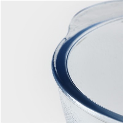 Форма стеклянная для запекания «Горшочек с крышкой», d=15 см, h=10,5 см