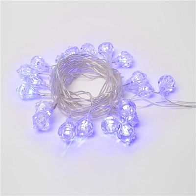 Гирлянда светодиодная "Бриллианты" с контроллером 2,8 м (ULD-S0280-020/DTA BLUE IP20 DIAMONDS)