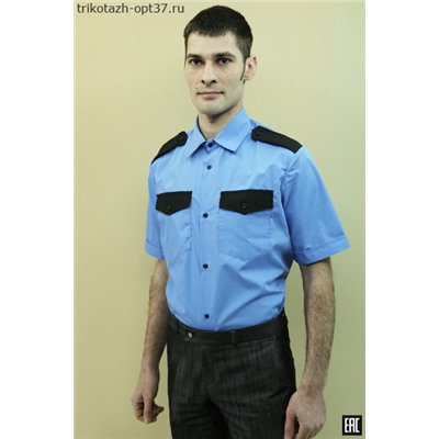 Рубашка охранника, короткий рукав, под заправку