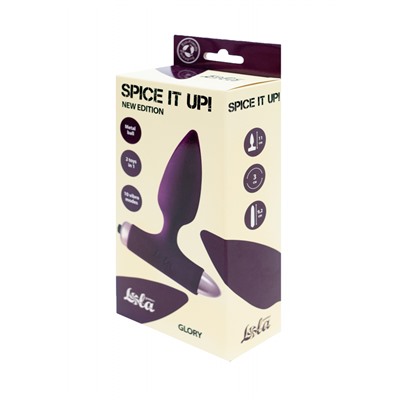 Анальная пробка с вибрацией Spice it up New Edition Glory Ultraviolet 8015-04lola