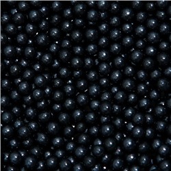 Кондитерская посыпка шарики 4 мм, чёрный, 50 г