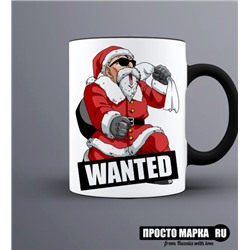 Новогодняя Кружка Дед Мороз Wanted