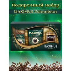 Подарочный набор кружка + кофе MAXIMUS COLUMBIAN 95гр+40гр