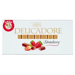 Шоколад молочный Baron Delicadora Strawberry 200 гр