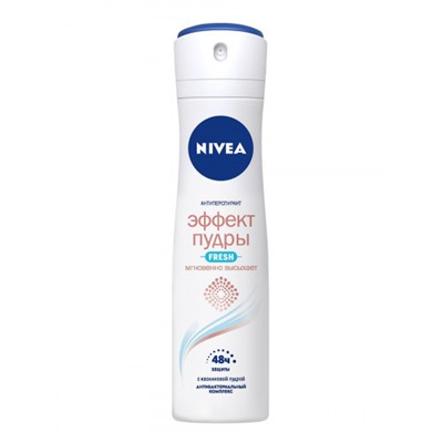 Nivea Deo спрей жен Эффект Пудры Fresh 150 мл