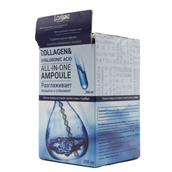 Неликвид - Ампульная сыворотка с гиалуроновой кислотой Lorilac Collagen Hyaluronic Acid All-In-One Ampoule 250 гр
