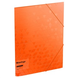Папка на резинке Berlingo "Neon" А4, 600мкм, оранж