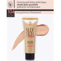 Triumph Тональный Крем для лица тон 104 натурально бежевый Nude Skin illusion CTW 10 40 мл