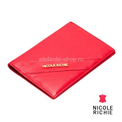 Обложка паспорта "Nicole Richie" #1503 Red