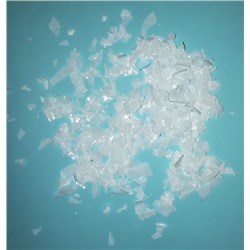 Конфетти "Мелкая Крошка" Металлизированное, Белый 2х4 мм