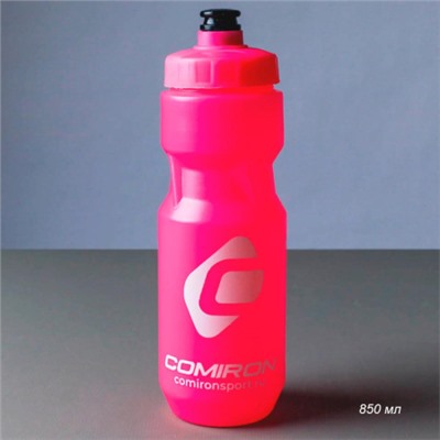 Бутылка для воды  COMIRON "Advance" с одноцветным принтом. Розовая. 850 мл. /711618 /FWCPE-28D1Сp / уп 1