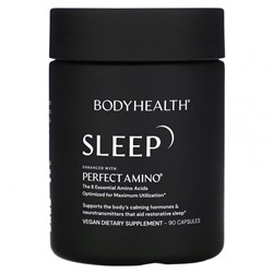 BodyHealth, Sleep, улучшенный с помощью Perfect Amino, 90 капсул