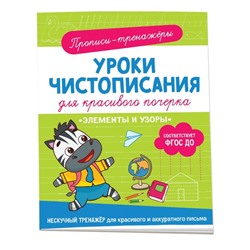 Прописи-тренажеры «Элементы и узоры»