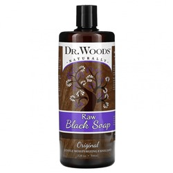 Dr. Woods, Сырое черное мыло, оригинальное, 946 мл (32 жидких унции)