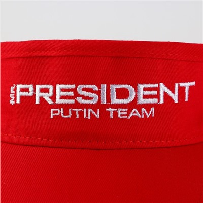 Козырек «President», цвет красный