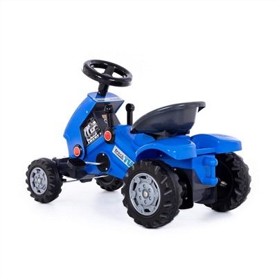 413012 COLOMA Y PASTOR Каталка-трактор с педалями "Turbo-2" (синяя)