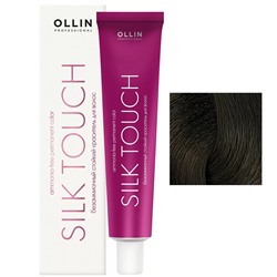 Безаммиачный стойкий краситель для волос Silk Touch, 6/79 темно-русый коричнево-зеленый, 60 мл