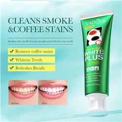 Зубная паста для глубокой очистки и укрепления десен SADOER Coffee Tea Stains White plus Toothpaste, 100 гр