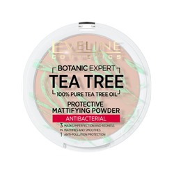 Eveline Пудра Botanic Expert 3в1 Матирующая антибакт. №002 Слоновая кость 9гр (3)