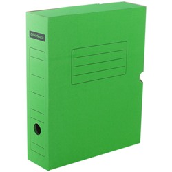 Короб архивн  75мм Спейс-225414 (зеленый картон) уп50 арт.1004-005