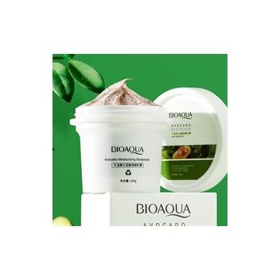 Скраб для лица и тела Bioaqua Avocado Moisturizing Bodyscrub 100g с авокадо