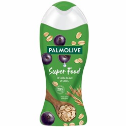 Palmolive Super Food Гель-крем для душа ягоды асаи-овес, 250 мл