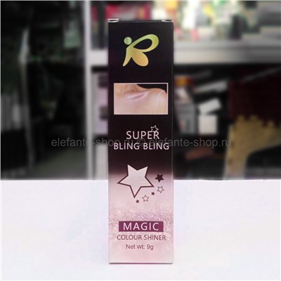 Хайлайтер для лица и тела Sparcli Super Bling Bling Magic Colour Shiner Silver Bottle 9g