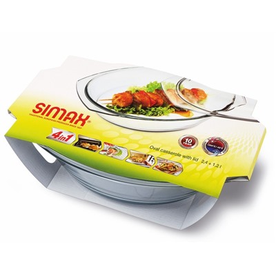 Утятница Simax, с крышкой, 2.4 л