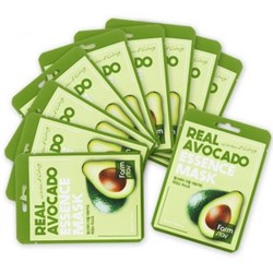 FarmStay Маска тканевая для лица с экстрактом авокадо - Real avocado упаковка 10 шт